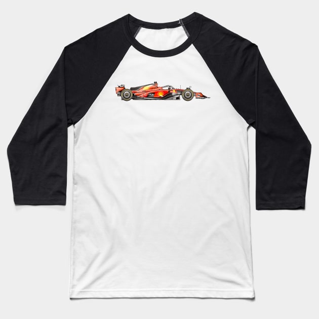 Ferrari 2023 Monza Baseball T-Shirt by F1LEAD